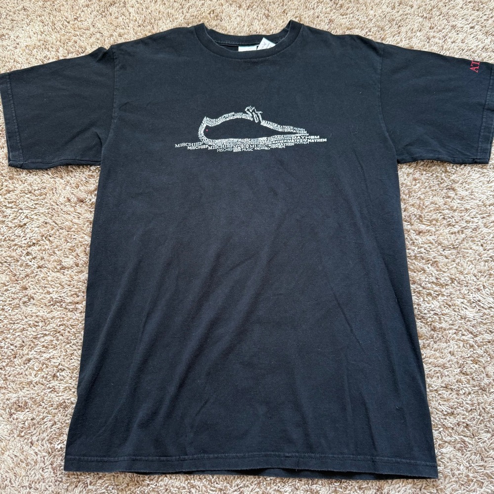 Atticus Clothing Mischief Music Mayhem Graphic T-Shirt Mens Large Black Sundog
